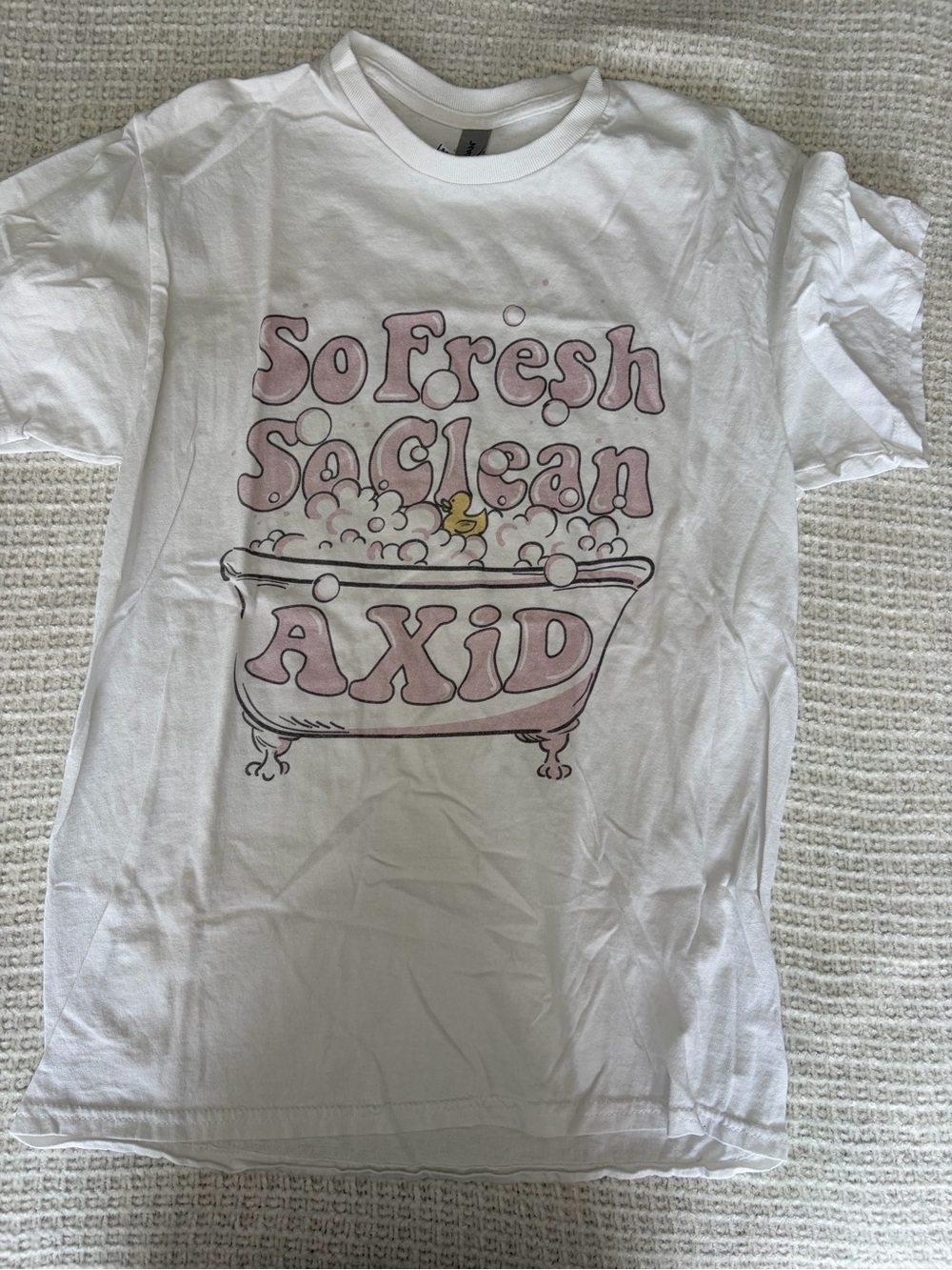 So Fresh So Clean Pink Graphic Women’s Alpha Xi Delta Tee